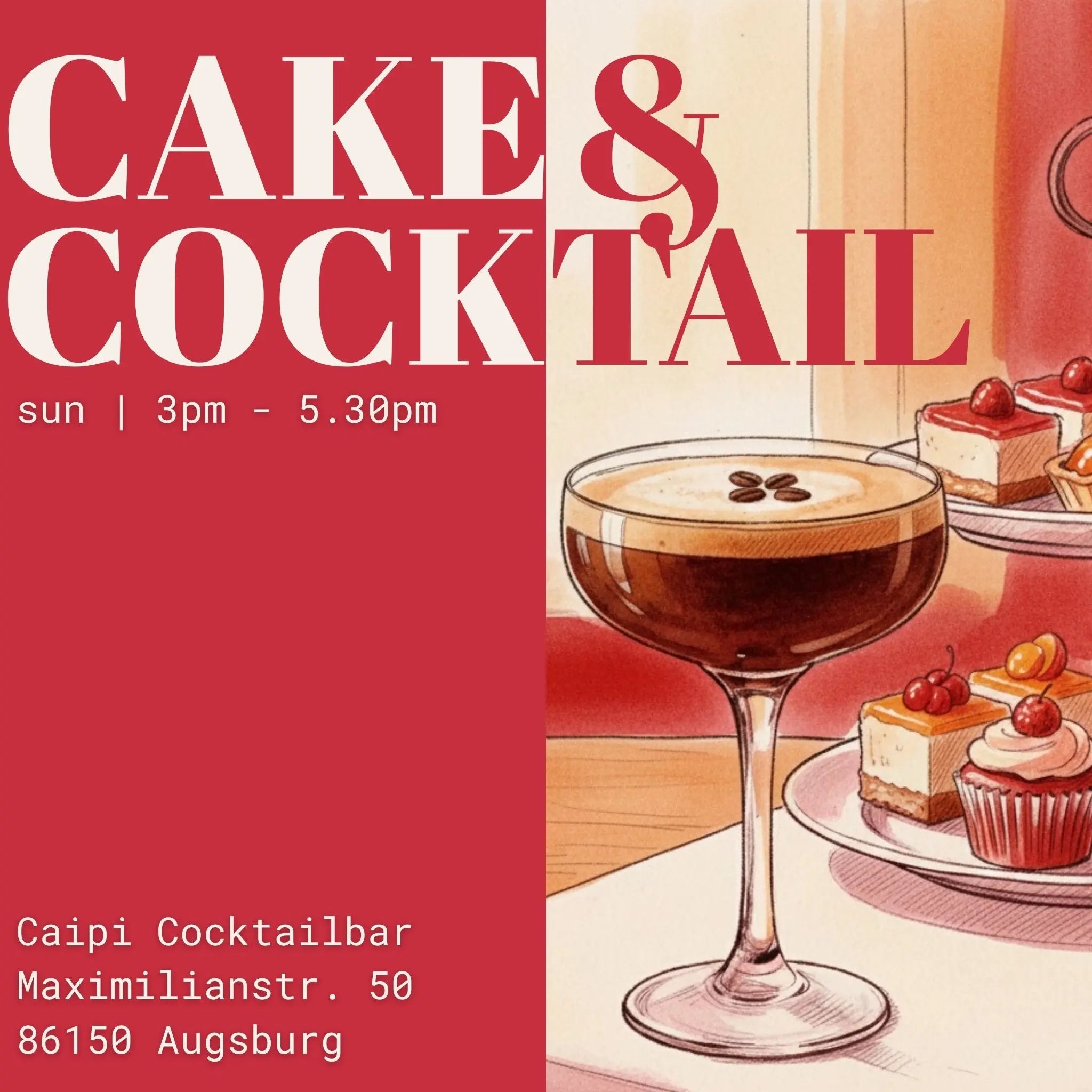 Cake & Cocktail | SundDAY Drinks & Sweets